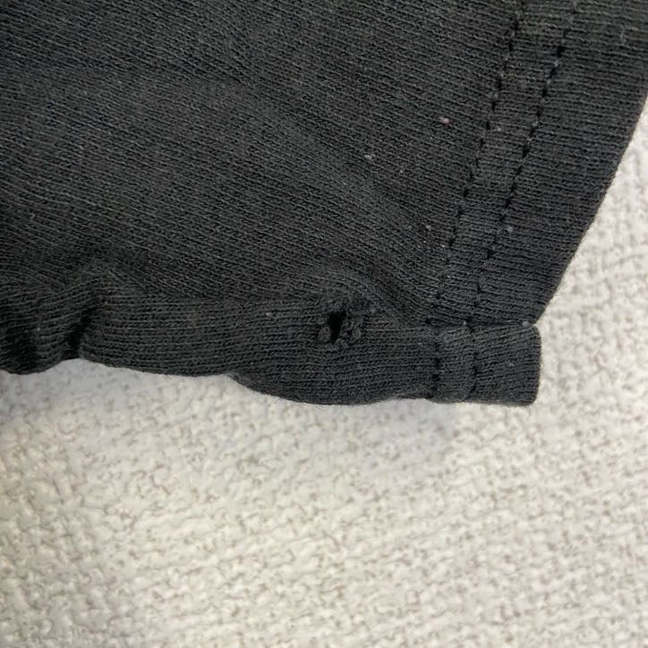 古着 used　SOLE ADDICTION　半袖プリントTシャツ　インディアン　レトロデザイン　黒　ブラック　Sサイズ
