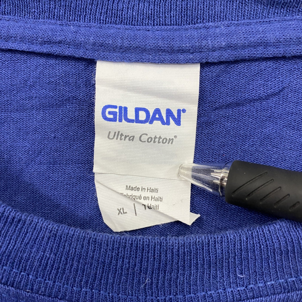 GILDAN　Corona Extra　コロナエキストラ　半袖プリントTシャツ　青　ブルー　XLサイズ