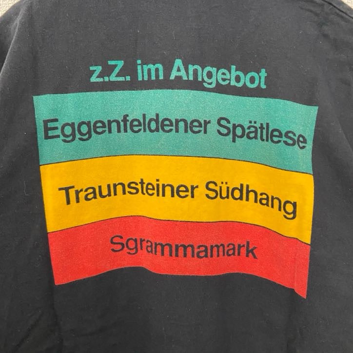 古着 used　SCREEN STARS　フルーツオブザルーム　半袖デザインTシャツ　バックプリント　黒　カジュアル　Mサイズ