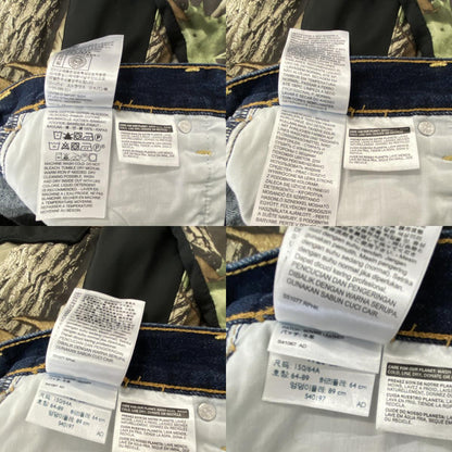 Levi’ｓ　リーバイス　デニムパンツ/ジーンズ　ジップフライ　インディゴ　W32サイズ