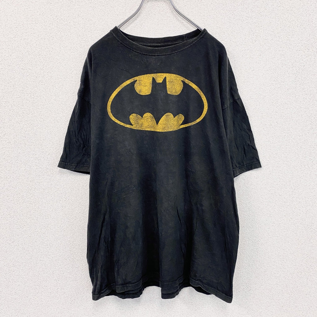 BATMAN　バットマン　半袖プリントTシャツ　ダークグレー　XLサイズ