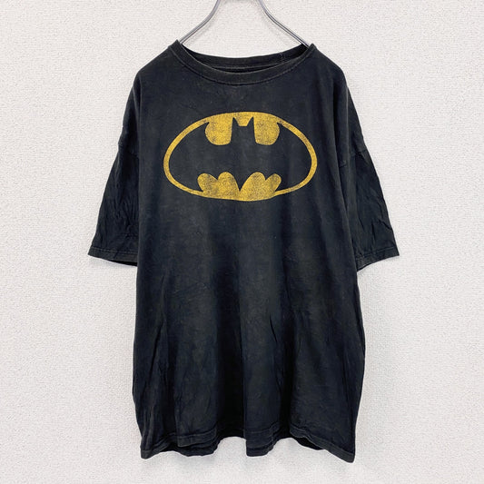 BATMAN　バットマン　半袖プリントTシャツ　ダークグレー　XLサイズ