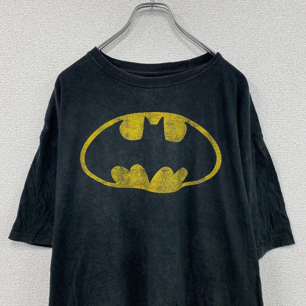 BATMAN　バットマン　半袖プリントTシャツ　ダークグレー　XLサイズ