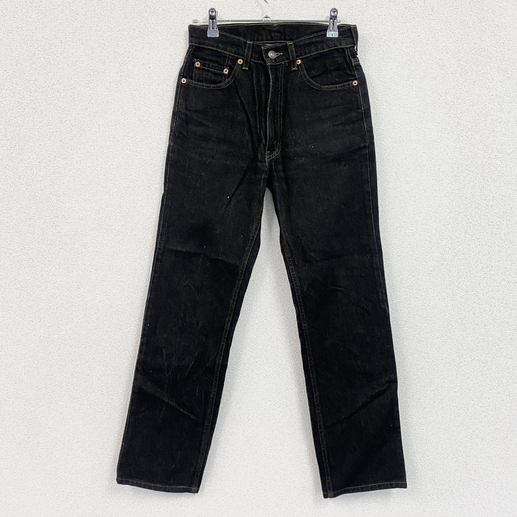 Levi’s　リーバイス　515　ブラックデニムパンツ/ジーンズ　ジップフライ　黒　ブラック　W28サイズ