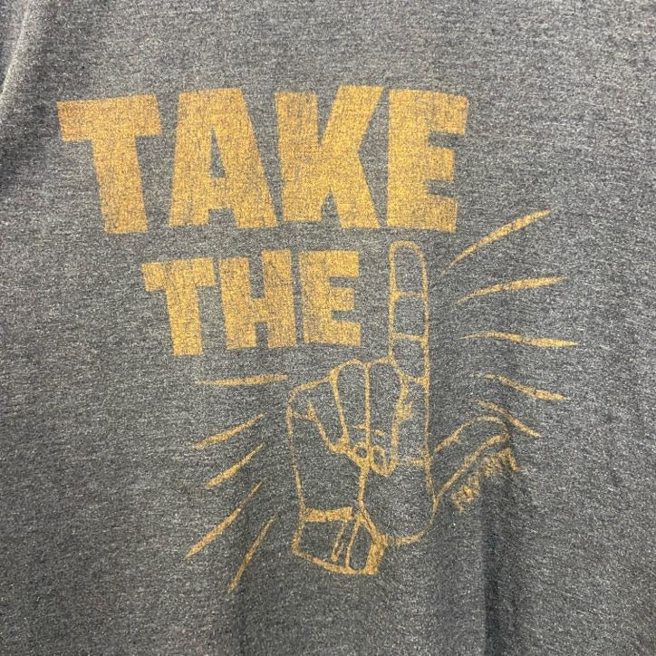 古着 used　FORTNITE　フォートナイト　半袖デザインプリントTシャツ　ダークグレー　カジュアル　Lサイズ