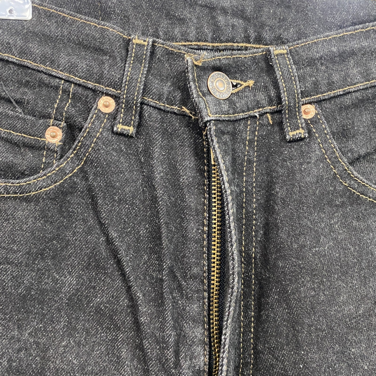 Levi’s　リーバイス　515　ブラックデニムパンツ/ジーンズ　ジップフライ　黒　ブラック　W28サイズ