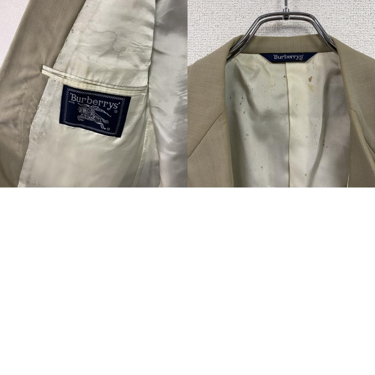 Burberrys　バーバリーズ　テーラードジャケット　Super 100's Wool　ベージュ