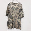 MOSSY OAK　半袖プリントTシャツ　ポケットTシャツ　ポケT　リアルツリー　カモフラ柄　カーキ