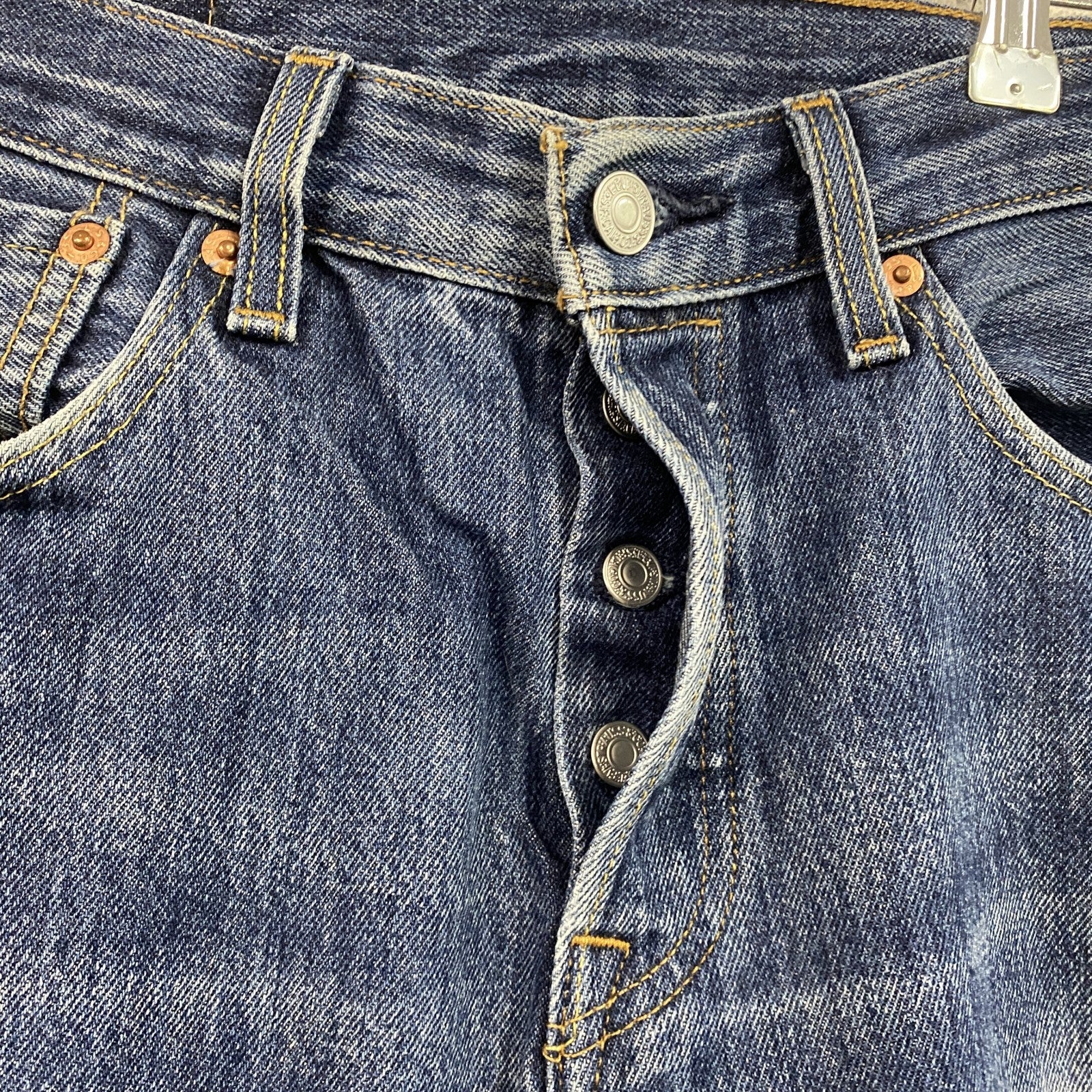 Levi’s　リーバイス　501　デニムパンツ/ジーンズ　ボタンフライ　縦落ち　インディゴ　W29サイズ