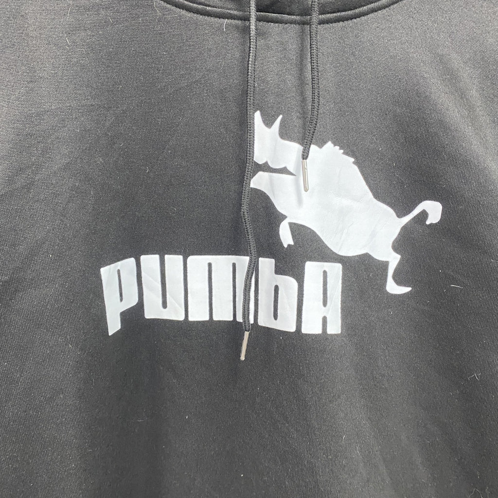 PUMba　プンバァ　ライオンキング　スウェットパーカー/フーディー　パロディフーディー　黒　ブラック　XXLサイズ