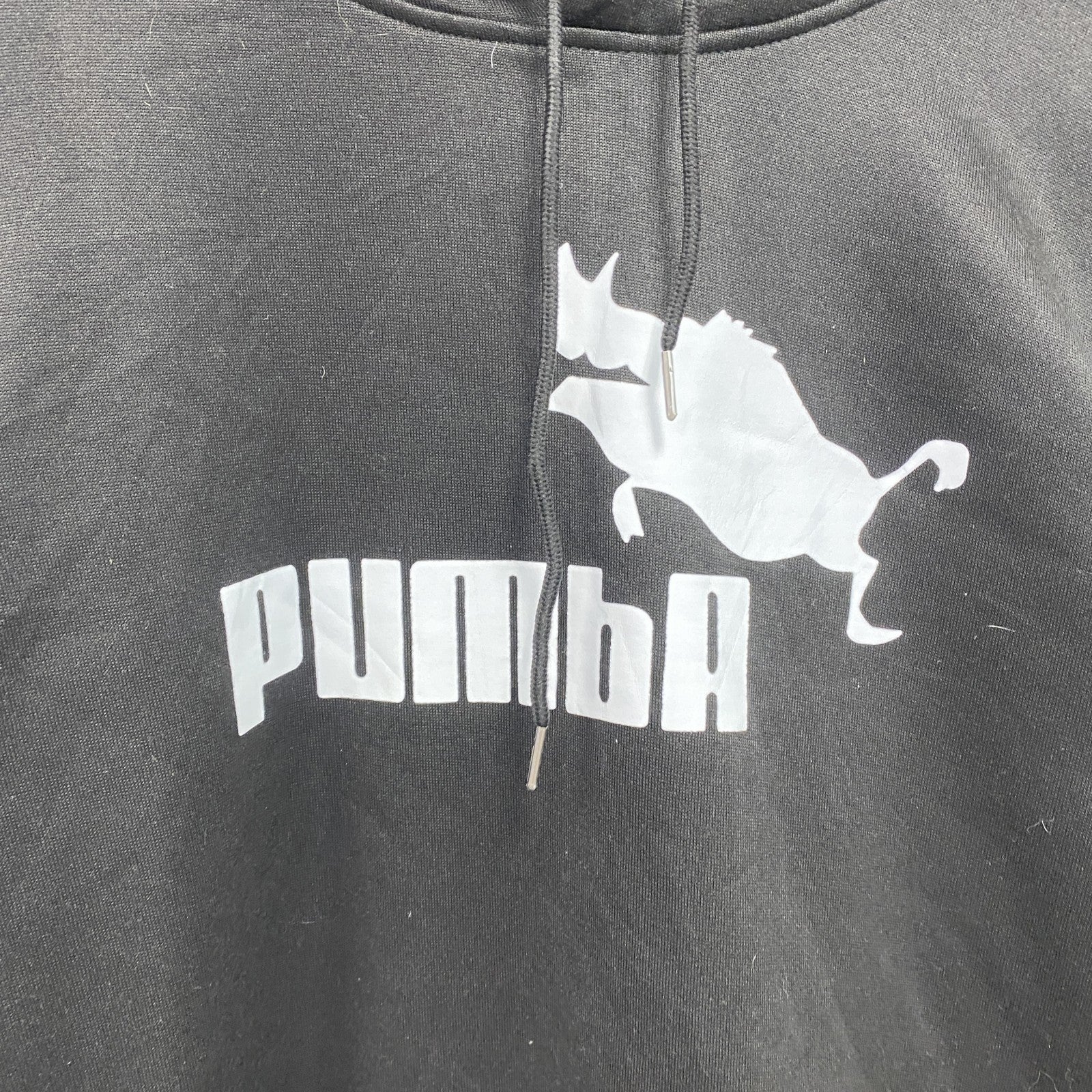 PUMba　プンバァ　ライオンキング　スウェットパーカー/フーディー　パロディフーディー　黒　ブラック　XXLサイズ