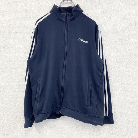 adidas　アディダス　フルジップスウェットジャケット/トレーナー　紺　ネイビー　Lサイズ