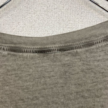 古着 used　DIESEL　ディーゼル　半袖デザインプリントTシャツ　Liquid Space　グレー　レトロ　2XLサイズ