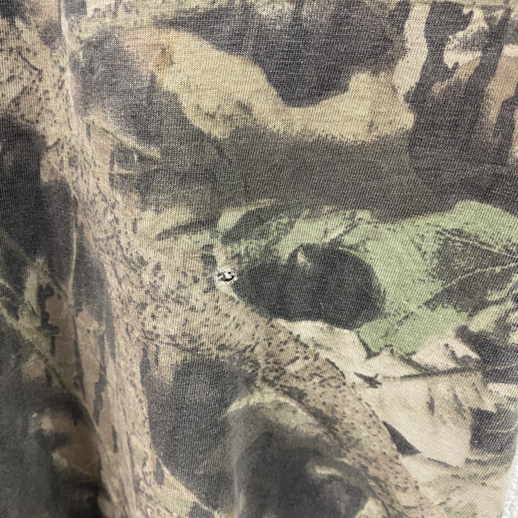 MOSSY OAK　半袖プリントTシャツ　ポケットTシャツ　ポケT　リアルツリー　カモフラ柄　カーキ