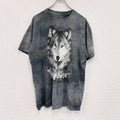 00s　THE MOUNTAIN　半袖プリントTシャツ　アニマルT　タイダイ　灰色　グレー　Mサイズ