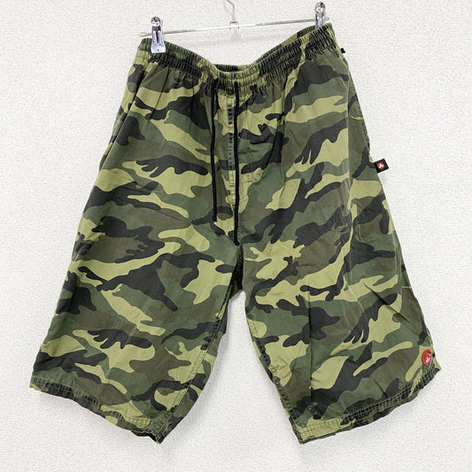 AIR WALK　エアーウォーク　ハーフパンツ/ショートパンツ　海水パンツ　カモフラ柄　迷彩柄　グリーン　LLサイズ