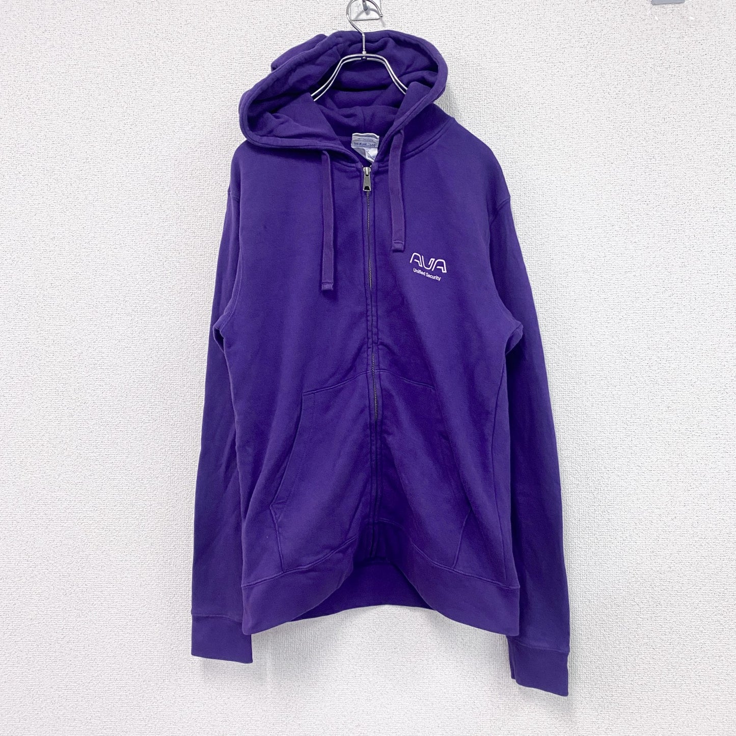 ～00s　RUSSELL ATHLETIC　ラッセル　スウェットパーカー/フーディー　ヴィンテージ　紫　パープル　Mサイズ