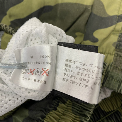 AIR WALK　エアーウォーク　ハーフパンツ/ショートパンツ　海水パンツ　カモフラ柄　迷彩柄　グリーン　LLサイズ