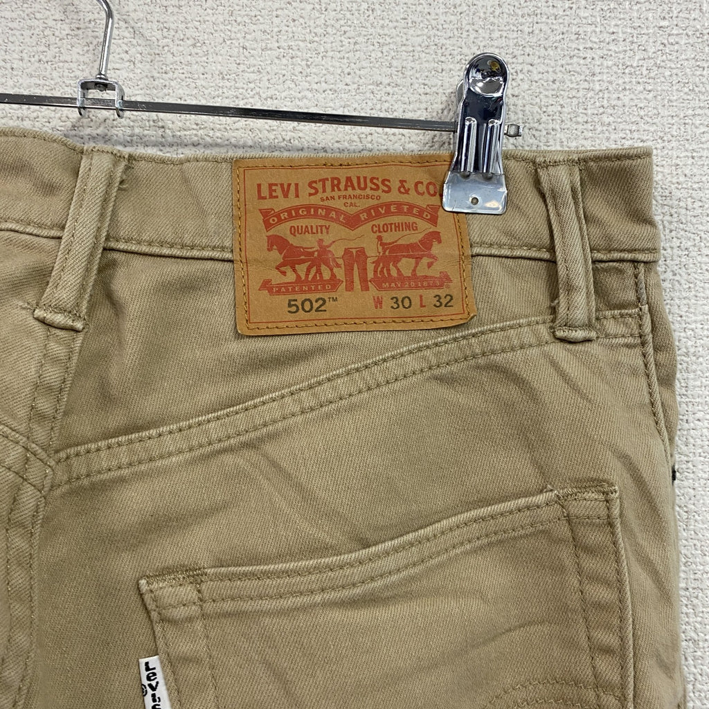 Levi’s　リーバイス　502　デニムパンツ/ジーンズ　ジップフライ　ベージュ　W30サイズ