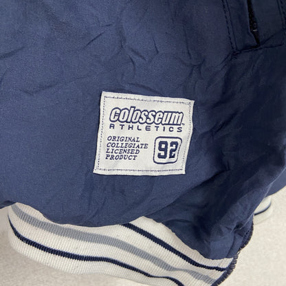 colosseum　プルオーバージャケット　Vネック　刺繍ロゴ　ワッペン　紺　ネイビー　XLサイズ