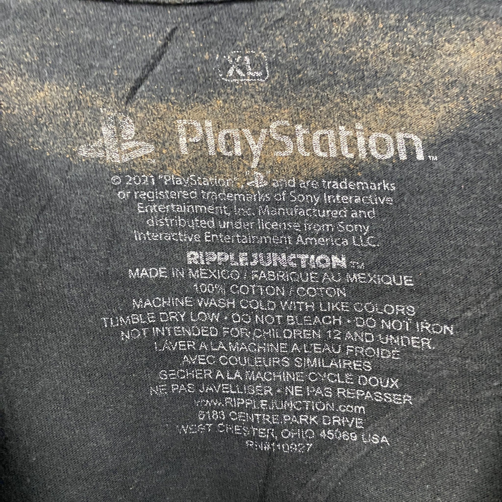プレイステーション　半袖プリントTシャツ　黒　ブラック　XLサイズ　