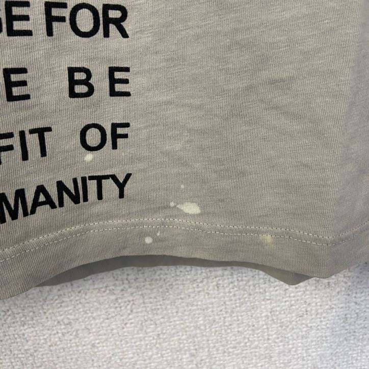 古着 used　NASA　ナサ　半袖デザインプリントTシャツ　宇宙旅行　宇宙飛行　スペースシャトル　ベージュ　Mサイズ
