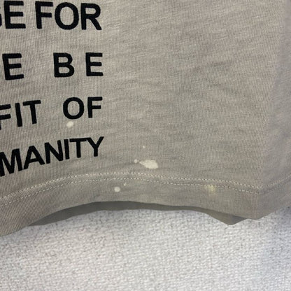 古着 used　NASA　ナサ　半袖デザインプリントTシャツ　宇宙旅行　宇宙飛行　スペースシャトル　ベージュ　Mサイズ