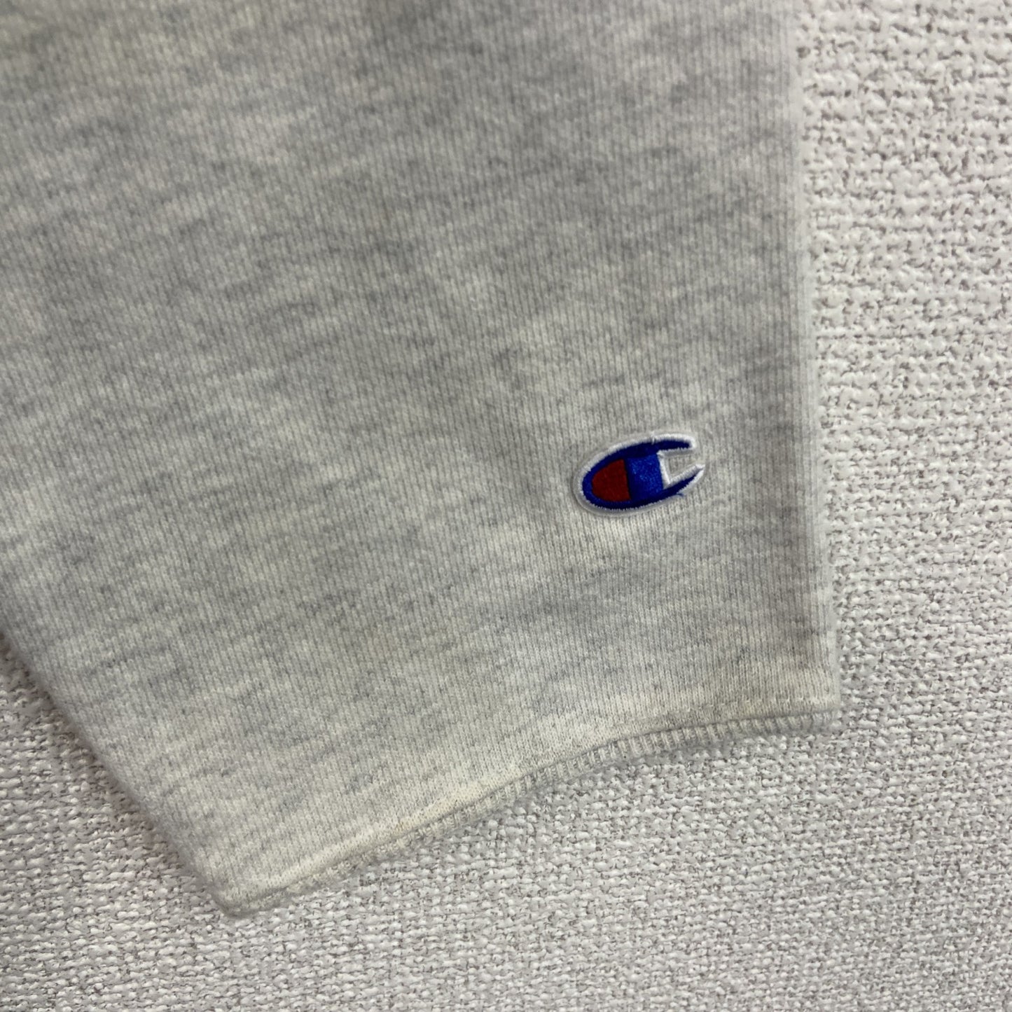 Champion　チャンピオン　リバースウィーブ　スウェット/トレーナー　3連プリント　霜降りグレー　Sサイズ