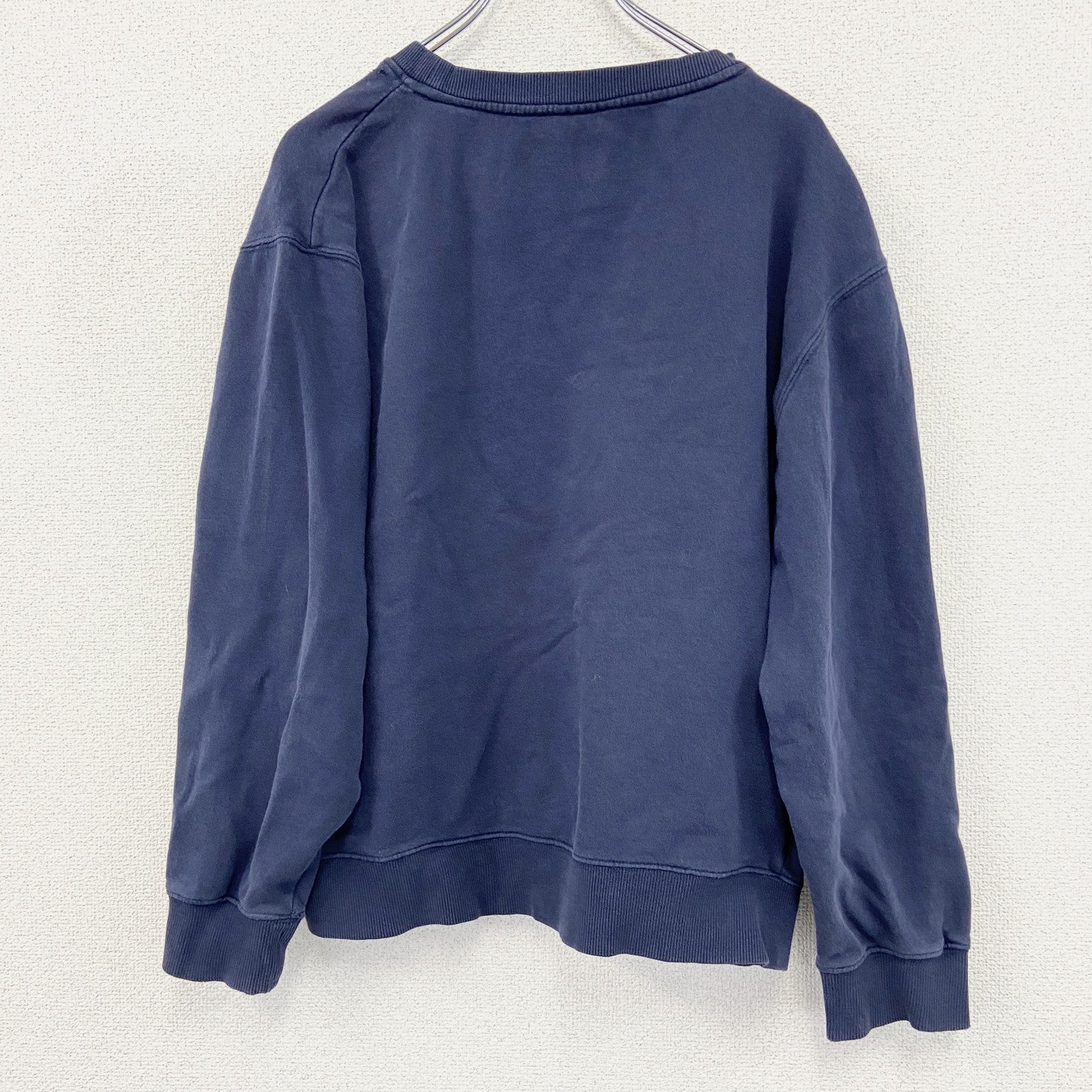FILA　フィラ　スウェット/トレーナー　前V　フェード　デカロゴ　イタリア　紺　ネイビー　Mサイズ