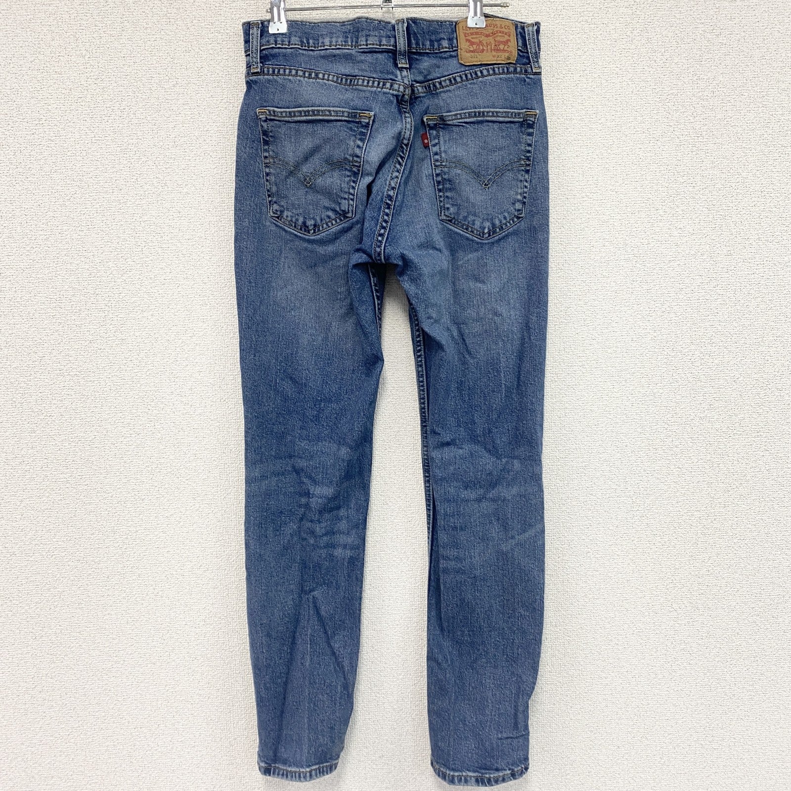Levi’s　リーバイス　511　デニムパンツ/ジーンズ　ジップフライ　縦落ち　インディゴ　W32サイズ