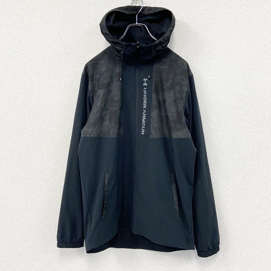 UNDER ARMOUR　アンダーアーマー　マウンテンパーカー/フーディー　迷彩柄　黒　ブラック　Mサイズ
