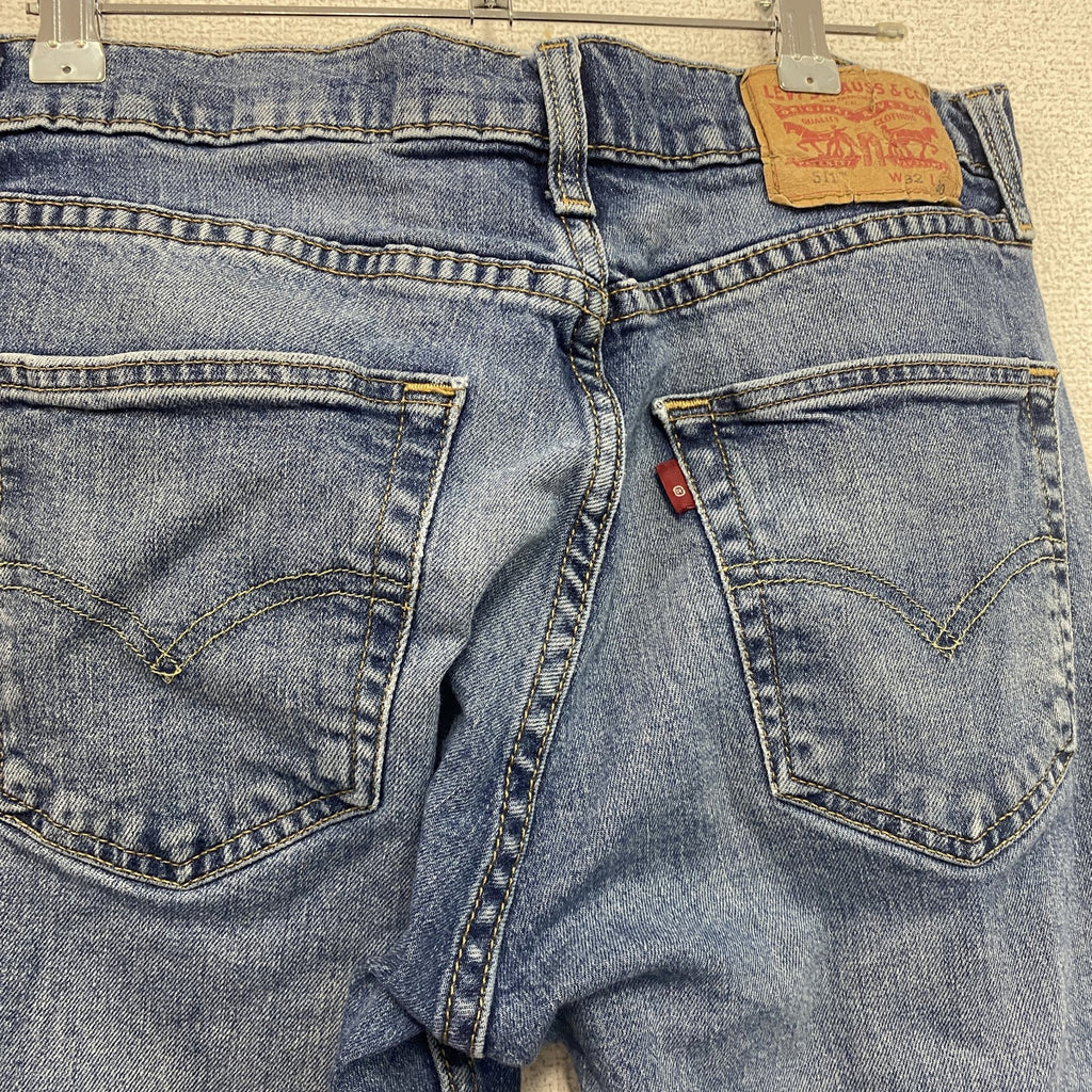 Levi’s　リーバイス　511　デニムパンツ/ジーンズ　ジップフライ　縦落ち　インディゴ　W32サイズ