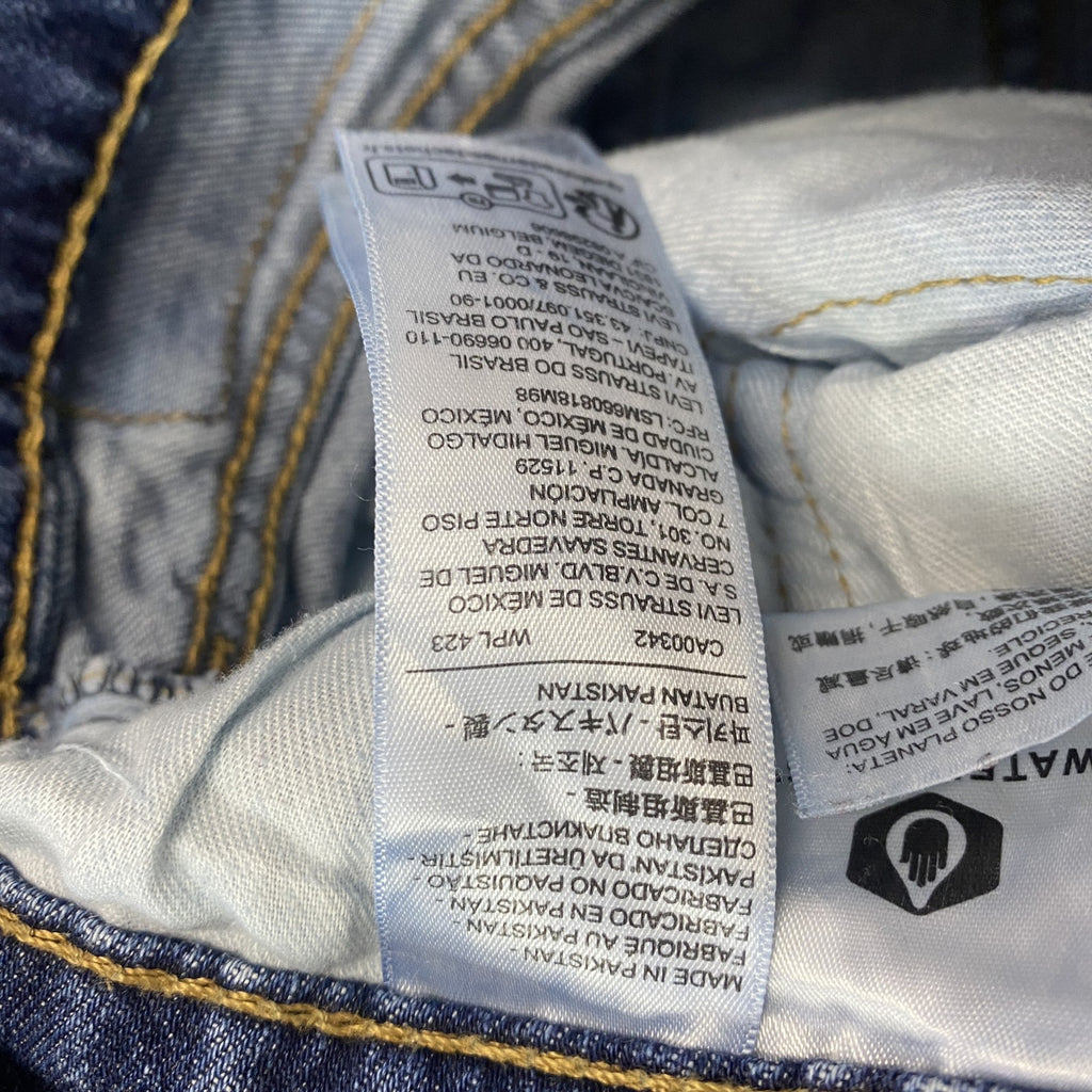 Levi’s　リーバイス　511　デニムパンツ/ジーンズ　ジップフライ　縦落ち　インディゴ　W32サイズ