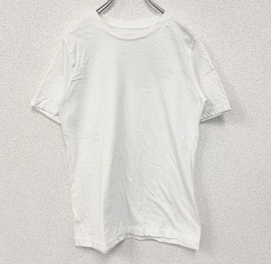 古着 used　NIKE　ナイキ　半袖Tシャツ　シンプル　ノームコア　無地　スポーツウェア　白　ホワイト　クルーネック　Sサイズ