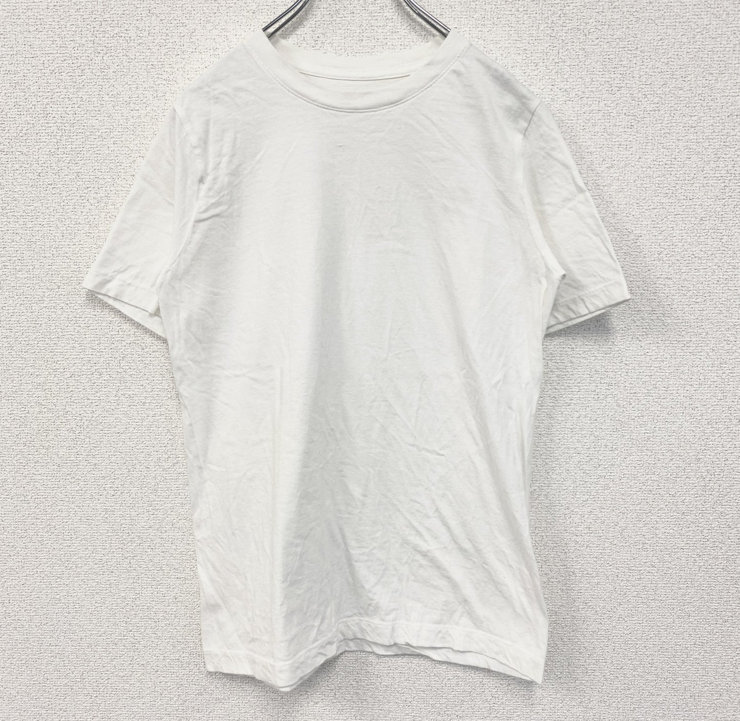 古着 used　NIKE　ナイキ　半袖Tシャツ　シンプル　ノームコア　無地　スポーツウェア　白　ホワイト　クルーネック　Sサイズ