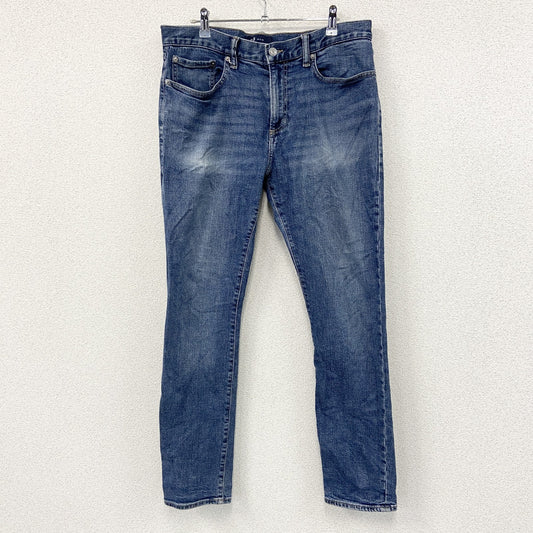 GAP　ギャップ　デニムパンツ/スキニージーンズ　ジップフライ　フェード　インディゴ　W34サイズ