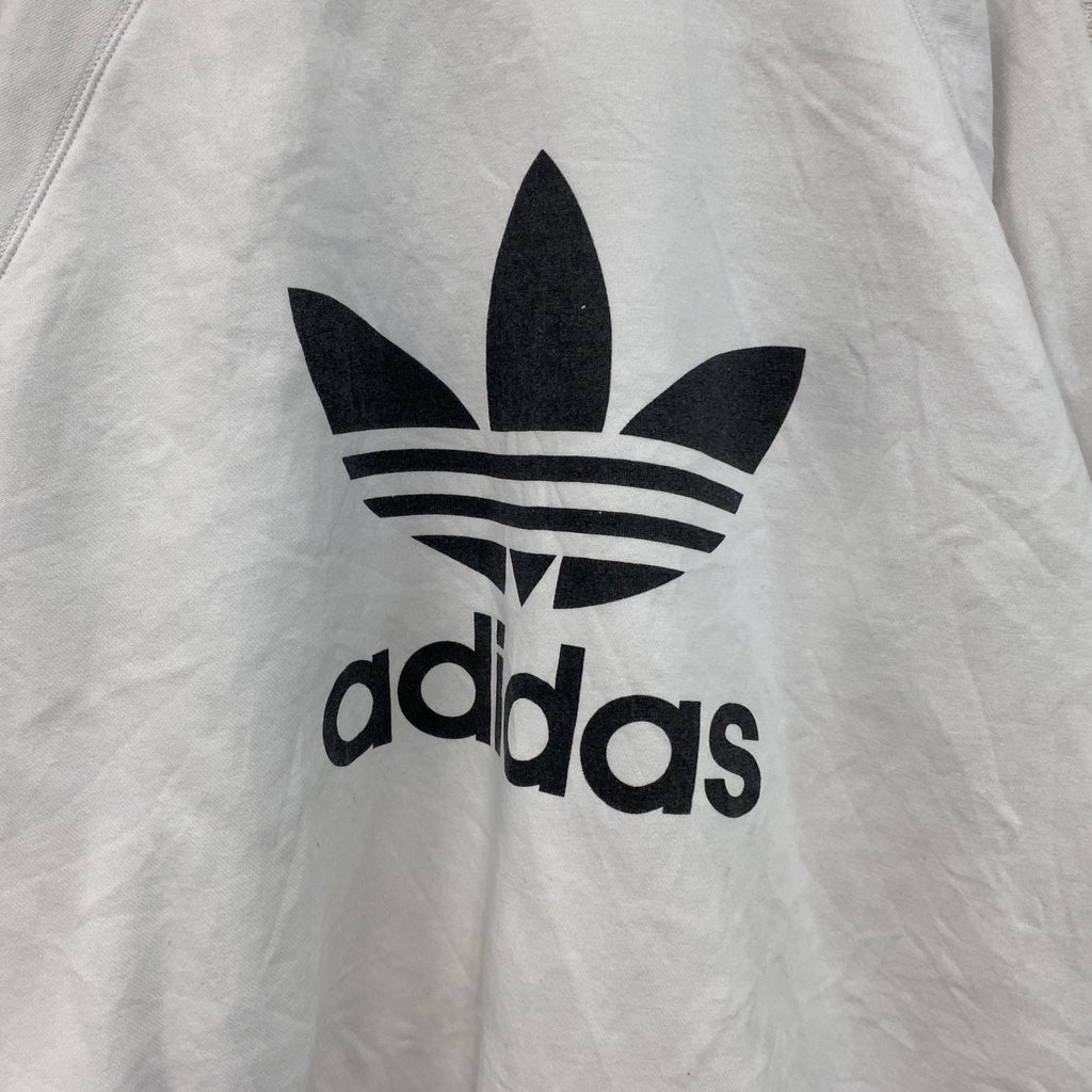 adidas　アディダス　スウェット/トレーナー　白　ホワイト　XLサイズ