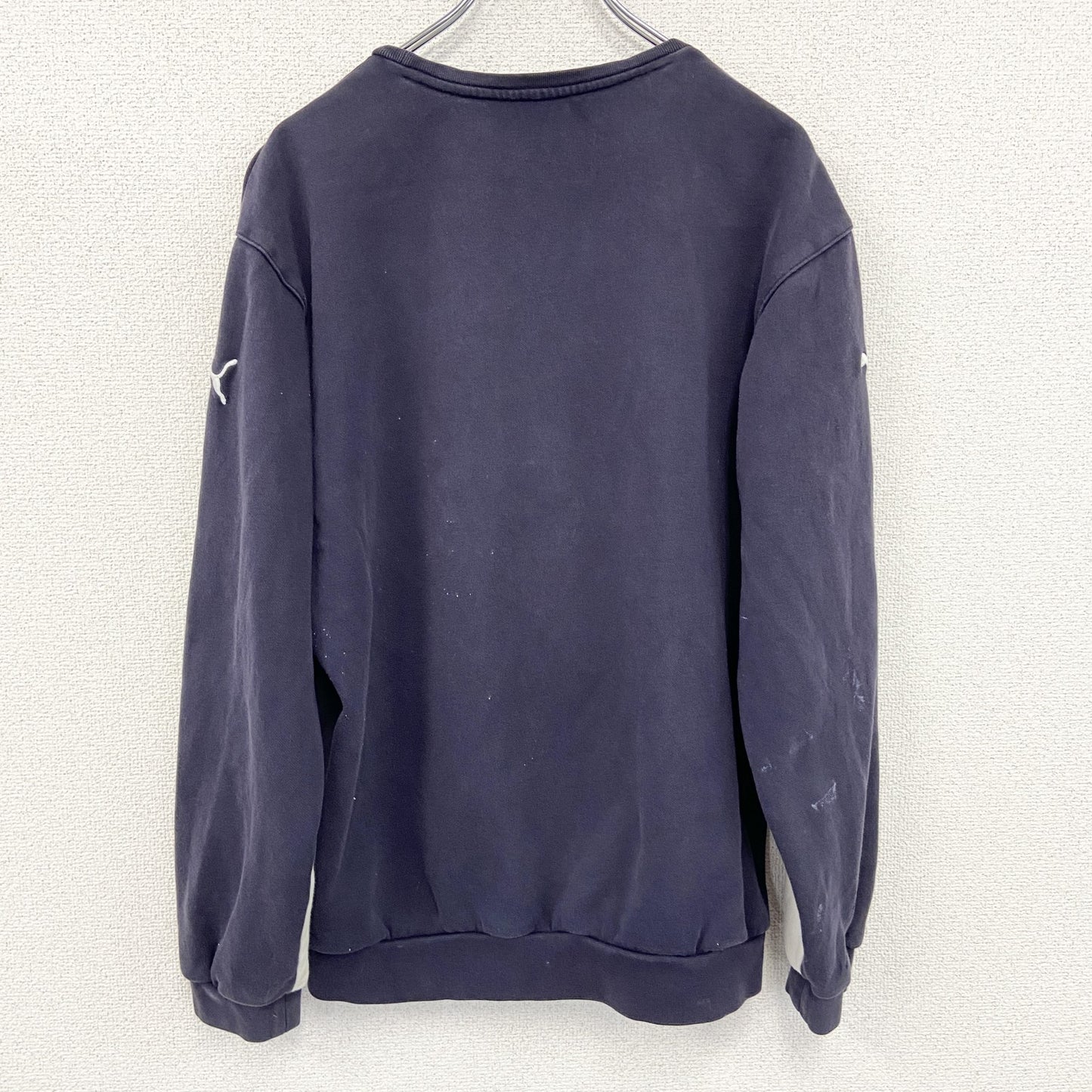 PUMA　プーマ　スウェット/トレーナー　刺繡　紺　ネイビー　Mサイズ