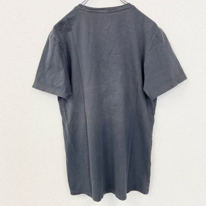 古着 used　OAKLEY　オークリー　半袖アニマルプリントTシャツ　スケルトン　カリフォルニア　ダークグレー　Sサイズ