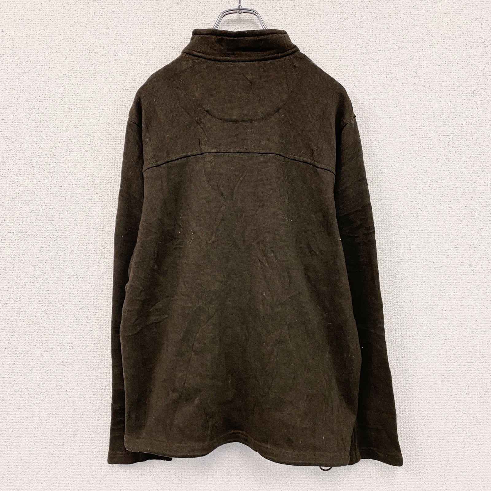 LAND’S END　ランズエンド　フルジップジャケット　茶色　ブラウン　Lサイズ
