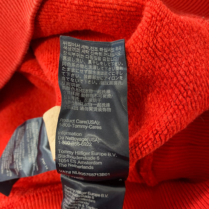 TOMMY JEANS　トミージーンズ　スウェット/トレーナー　アーチプリント　赤　レッド　Mサイズ