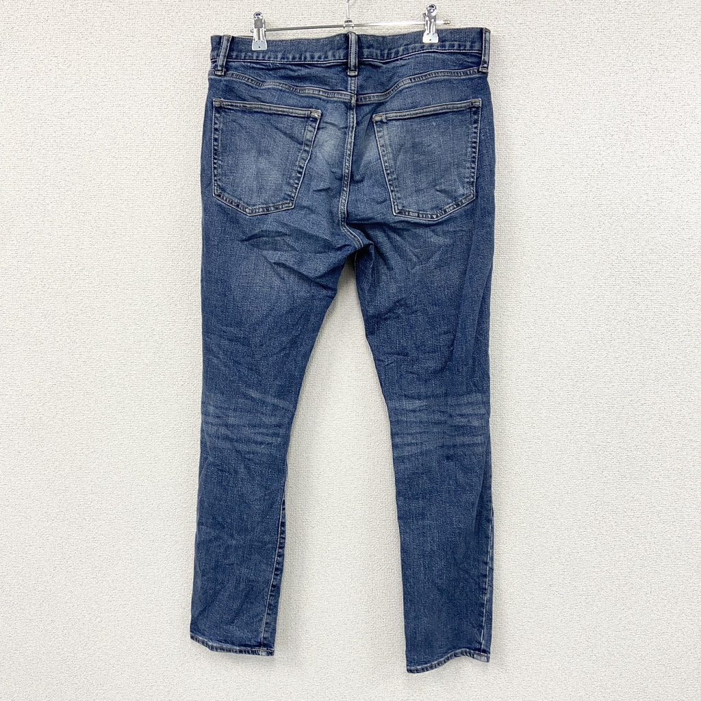 GAP　ギャップ　デニムパンツ/スキニージーンズ　ジップフライ　フェード　インディゴ　W34サイズ