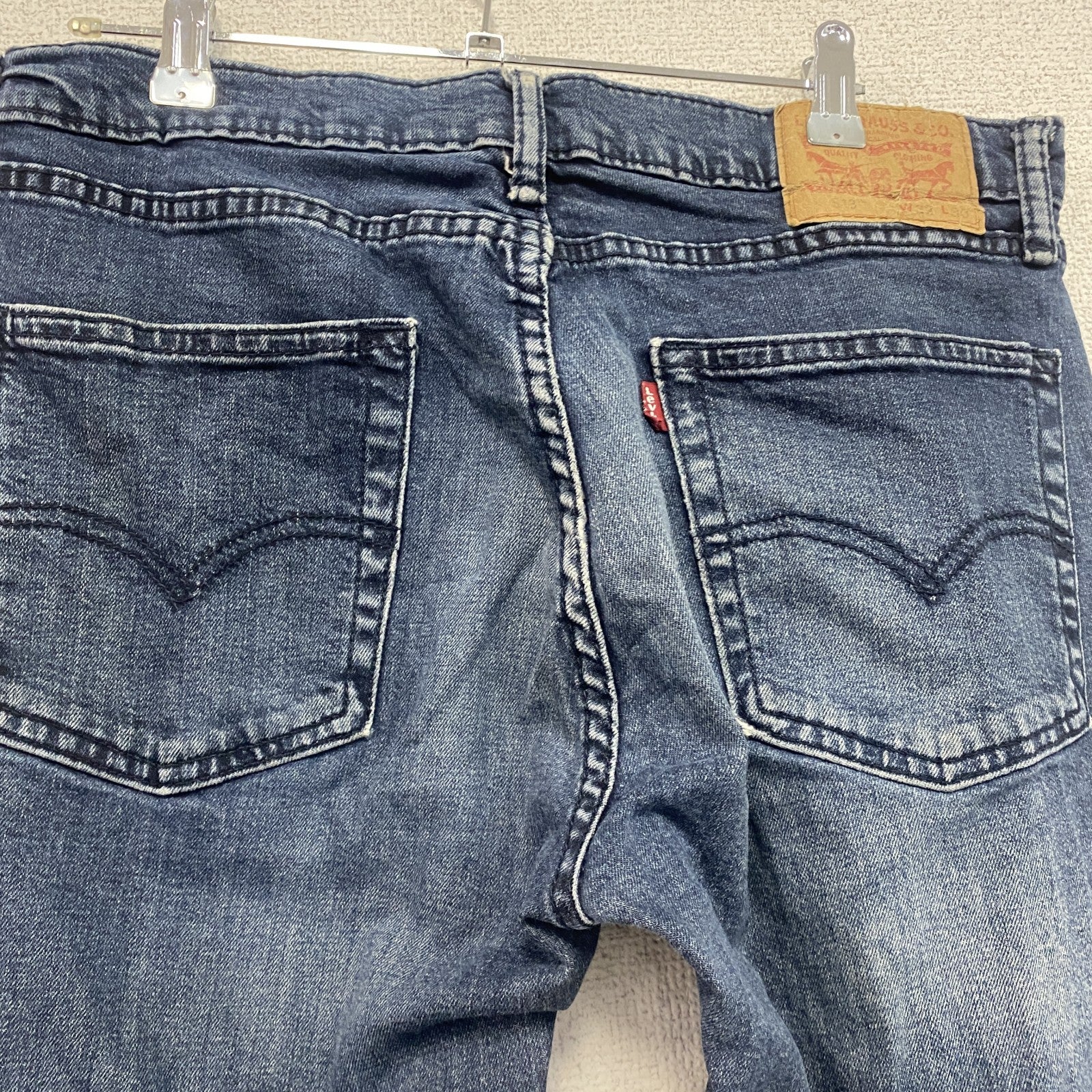 Levi’s　リーバイス　513　デニムパンツ/ジーンズ　ジップフライ　縦落ち　インディゴ　W32サイズ