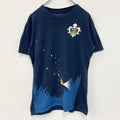 古着 used　Walnut&39th　半袖ゲームプリントTシャツ　ソングオブザディープ　ネイビー　クルーネック　Sサイズ