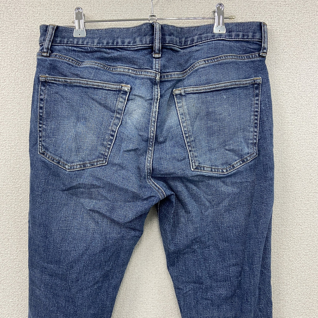 GAP　ギャップ　デニムパンツ/スキニージーンズ　ジップフライ　フェード　インディゴ　W34サイズ