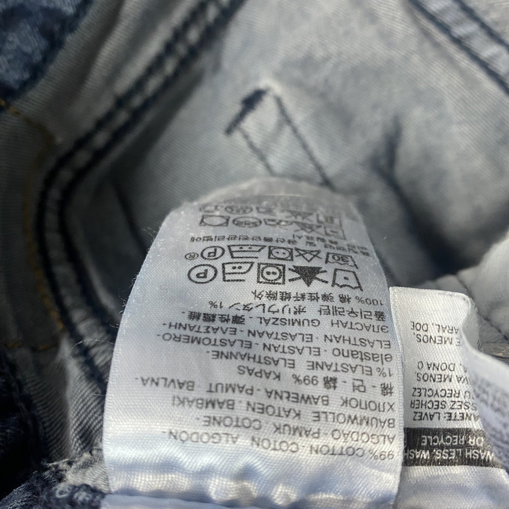 Levi’s　リーバイス　513　デニムパンツ/ジーンズ　ジップフライ　縦落ち　インディゴ　W32サイズ