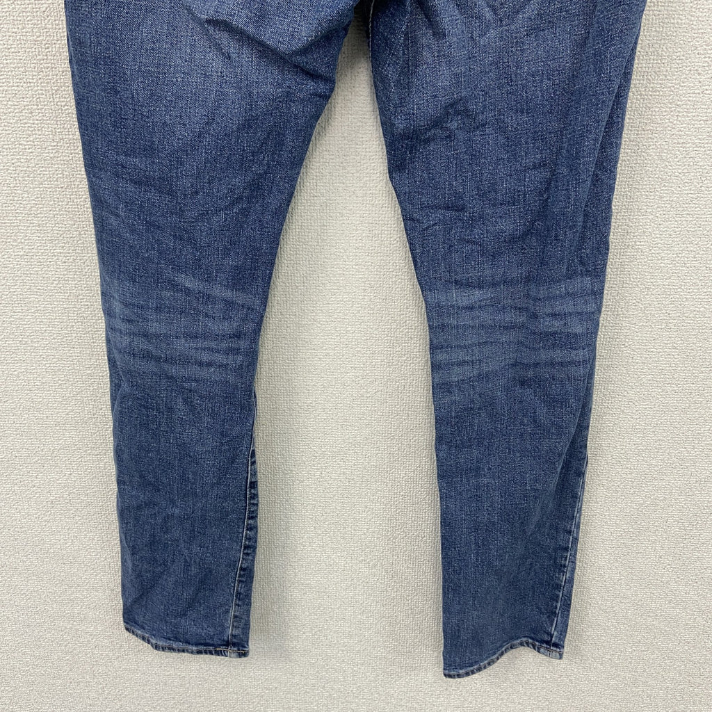 GAP　ギャップ　デニムパンツ/スキニージーンズ　ジップフライ　フェード　インディゴ　W34サイズ