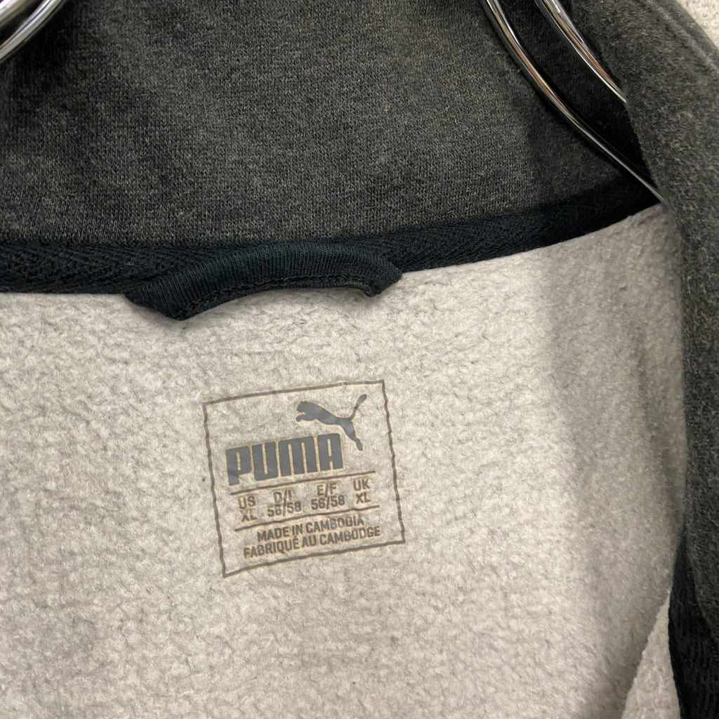 PUMA　プーマ　フルジップスウェット/トレーナー　灰色　グレー　XLサイズ