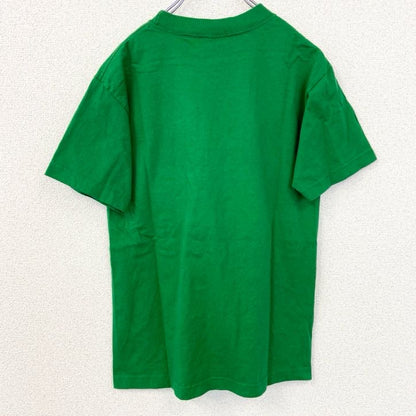 古着 used　USA製　Yellow Brand　半袖デザインプリントTシャツ　キャラクター　緑　グリーン　Sサイズ