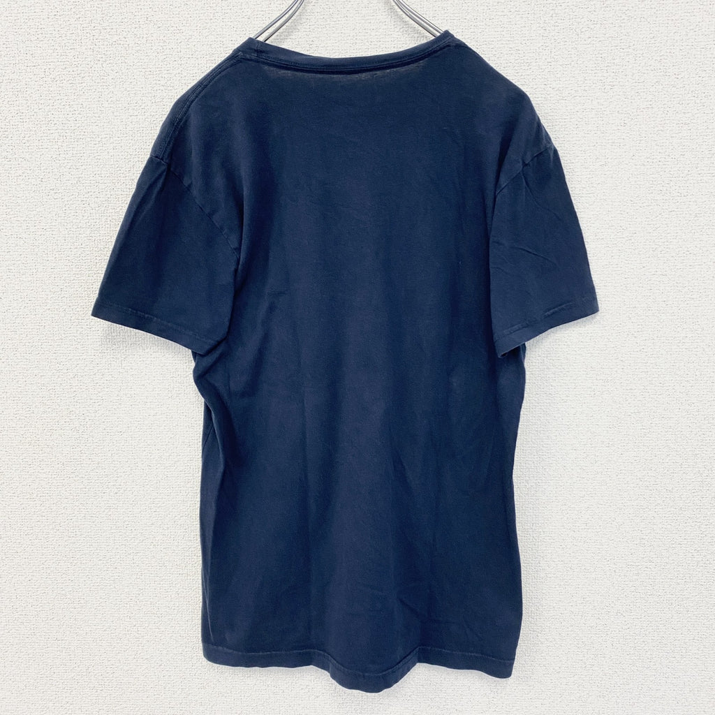 古着 used　Walnut&39th　半袖ゲームプリントTシャツ　ソングオブザディープ　ネイビー　クルーネック　Sサイズ